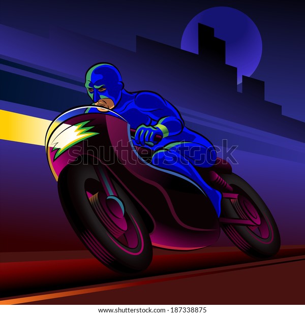 super hero motorbike