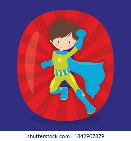 super hero number design vector illustration