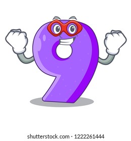 Super hero number nine athletics the shaped character