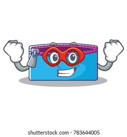 Super hero pencil case character cartoon