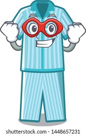 Super hero pyjamas in the a mascot shape
