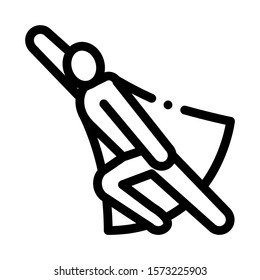 Super Hero Readiness Icon Vector. Outline Super Hero Readiness Sign. Isolated Contour Symbol Illustration
