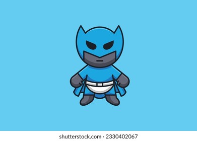 super hero robot logo vector template design logo