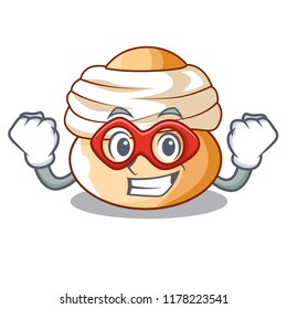 Super hero semla sweet cream easter buns character