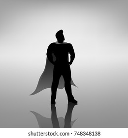 Super Hero Silhouette Stock Vector (Royalty Free) 748348138 | Shutterstock