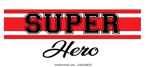 super hero for t-shirt