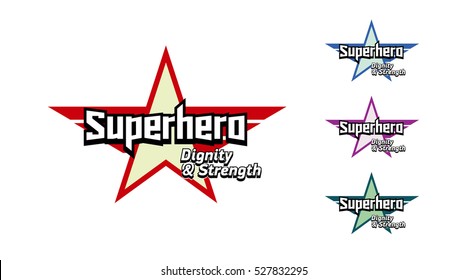 Super hero typography, Superhero t-shirt graphics, vector illustration