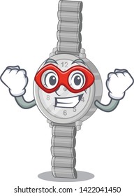 Super hero wristwatch in the a character shape