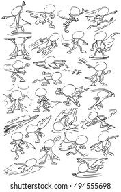 Super heroes faceless characters