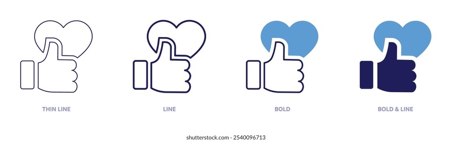 Super icon in 4 different styles. Thin Line, Line, Bold, and Bold Line. Duotone style. Editable stroke.