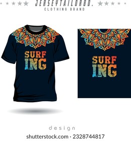 super ing alpona vector t shirt design