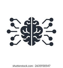 super intelligence icon. vector.Editable stroke.linear style sign for use web design,logo.Symbol illustration.