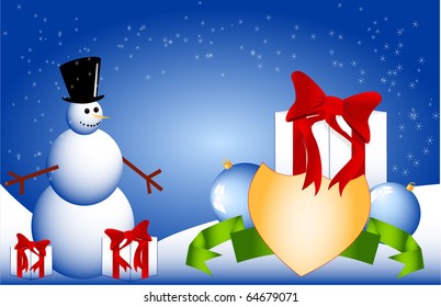 Super large Vector with a lot of Christmas elements