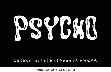 Super Magic Retro Vintage Display bold Font alphabet