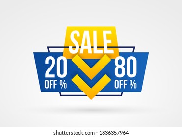 Super mega discounts. Happy new year icon. New year mega sale tag. Winter set vector web banners. Promotional design in flat style. Vector illustration, eps 10. 