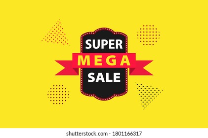 Super mega sale discount background