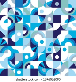 Super modern and vibrant geometric seamless pattern, repeat background for web and print