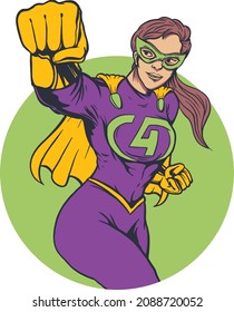 super mom family protector vector design