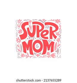 100,000 Super mom speech Vector Images