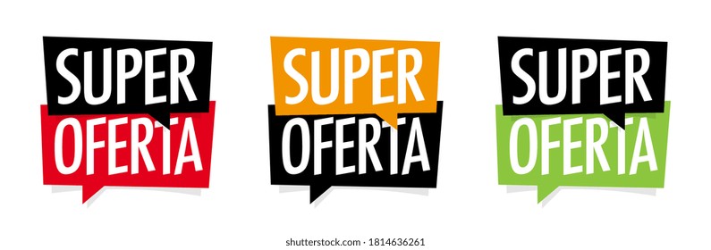 Super Oferta, Special Offer in Spanish, Polish and Romanian 