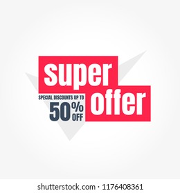 Super Offer 50% Off Label
