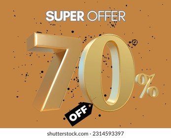Super-Angebot bis zu 70 Prozent Rabatt während der Angebotszeit