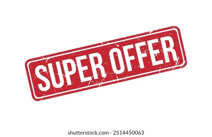 Super Offer Rubber Stamp Seal Vector