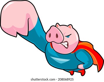 Super Piggy Flying