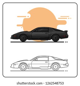 super power car easy editable