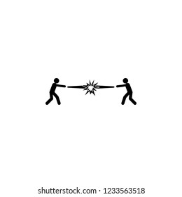 super power, force, fight icon. Element of super power icon for mobile concept and web apps. Pictogram super power, force, fight icon can be used for web and mobile
