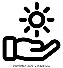 super power icon vector illustration asset element