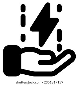 elemento de ilustración de vector de icono de superpotencia