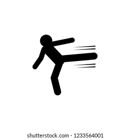 super power, leg icon. Element of super power icon for mobile concept and web apps. Pictogram super power, leg icon can be used for web and mobile