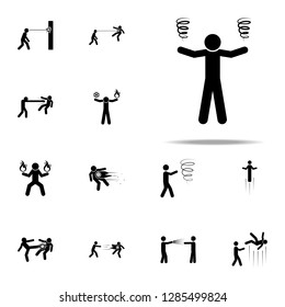 super power, wind icon. special human powerful icons universal set for web and mobile