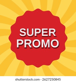Super promo 3d text effect, promotion editable text style effect