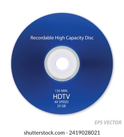 Super realistisches DVD-Laufwerk einzeln. EPS