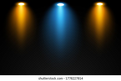 efecto superrealista de luces de escenario