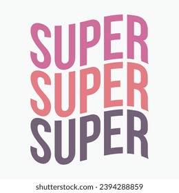 Super retro t shirt design