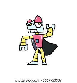 Super robot with laser powers