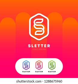 Super S Letter Logo Design