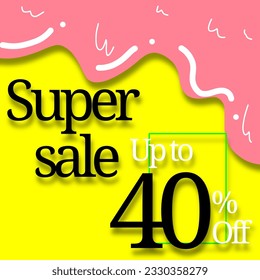 Super sale up to 5 10 15 20 25 30 35 40 45 50 60 70 80 90 percent off the color of the melting pingk over the bright yellow of summer