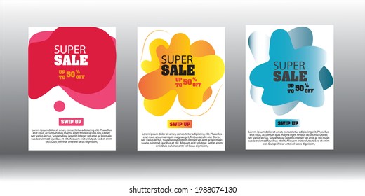 Super sale 50%  3 Facebook cover 