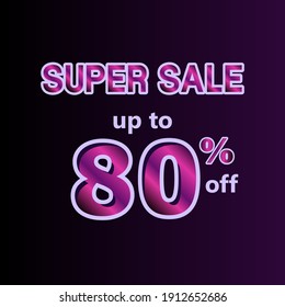 Super Sale up to 80% off Label Vector Template Design Illustration