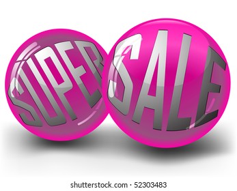 Super Sale Advertising Symbol
