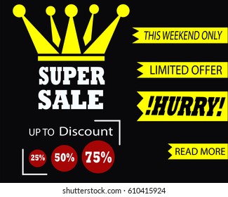 Super Sale. Background