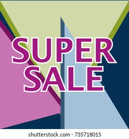 super sale background design