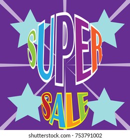 super sale background design