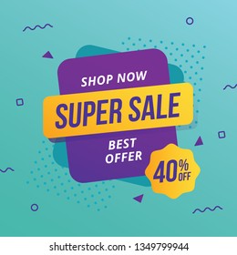 Super sale banner