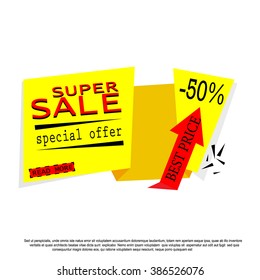 Super Sale Banner Design.