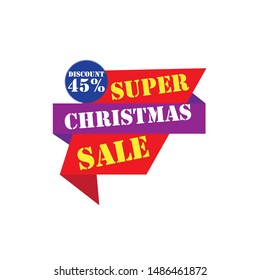 Super Sale banner design vector
